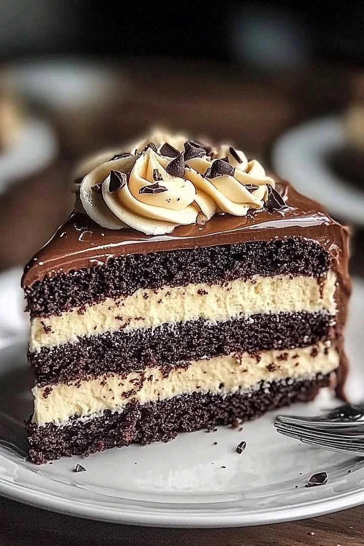Chocolate Cake with Cream Cheese Filling